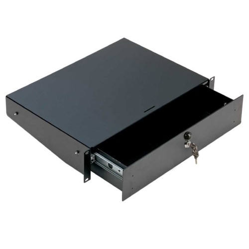 01912 Cassetto rack, 2U, con serratura